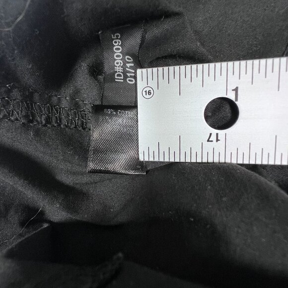 Express Design Studio Black XS Button Up Tank Top Collar Silver Buttons - Picture 7 of 10